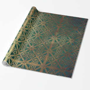 Papel De Regalo Celta verde