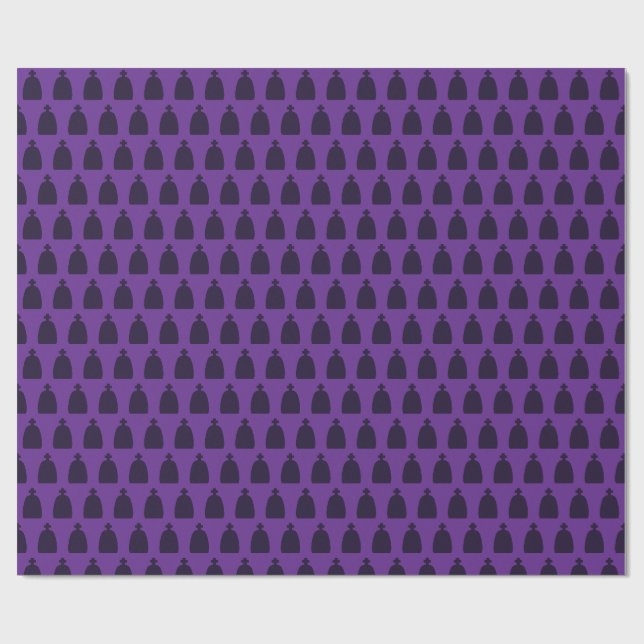 Papel De Regalo cementerio de halloween (Superficie plana)