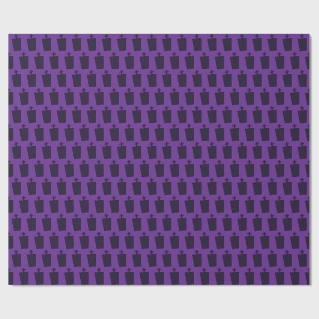 Papel De Regalo cementerio de halloween (Superficie plana)