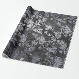Papel De Regalo Cemento gris de cemento negro grifo grisáceo Shabb