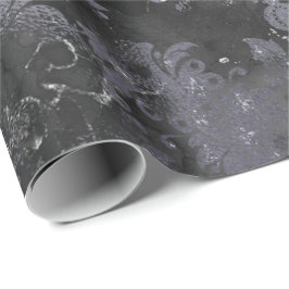 Papel De Regalo Cemento gris de cemento negro grifo grisáceo Shabb