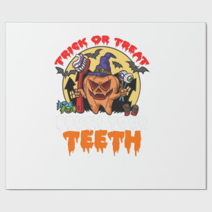 Papel De Regalo Cepilla Tus Dientes Chiste Divertido de Higienista