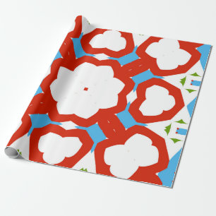 Papel De Regalo Cerámica de talavera mexicana antigua. Diseño gráf