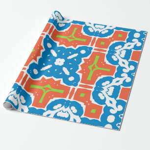 Papel De Regalo Cerámica de talavera mexicana antigua. Sin inconve