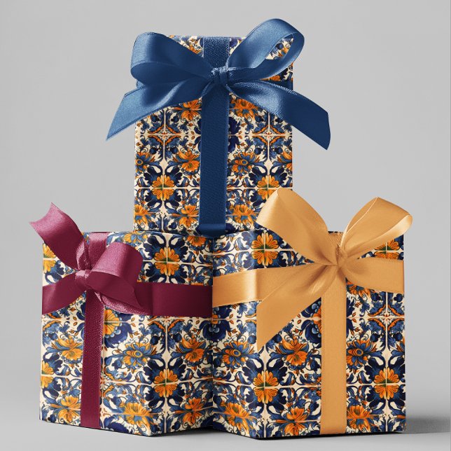 Papel De Regalo Cerámica mexicana Talavera Tile (Subido por el creador)