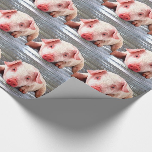 Papel De Regalo Cerdo (Esquina)