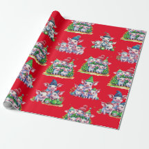 Cerdos Adorables en el ajuste de regalo de los Nav