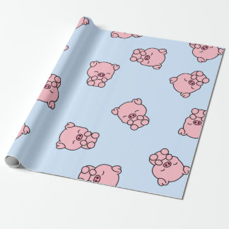 Papel De Regalo Cerdos durmiendo