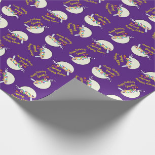 Papel De Regalo Cereal Bowl Niños Sleepover Fiesta de Cumpleaños C