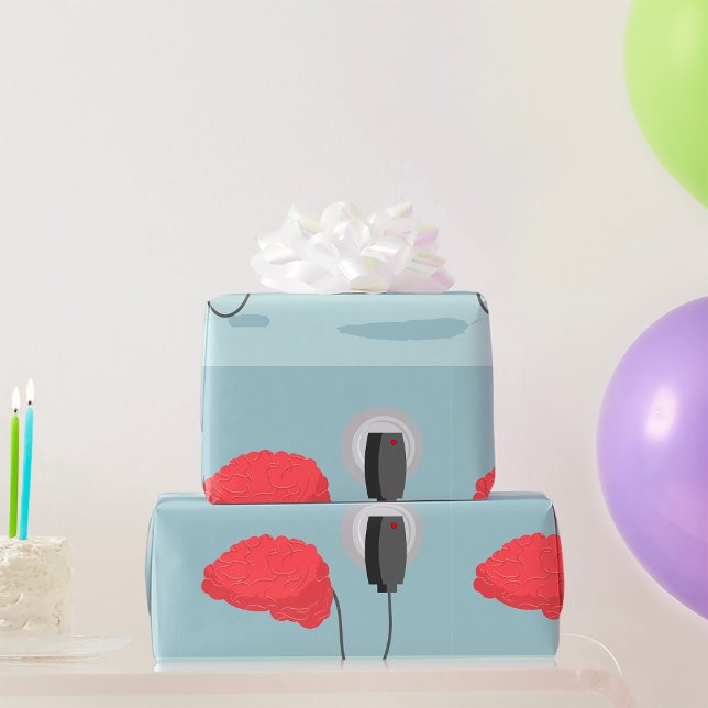 Papel De Regalo Cerebro eléctrico (Subido por el creador)