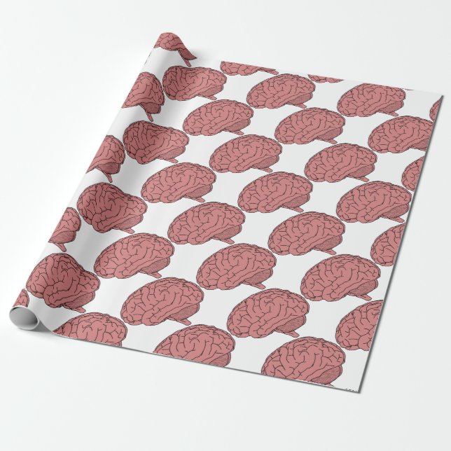 Papel De Regalo Cerebro humano (Desenrollado)