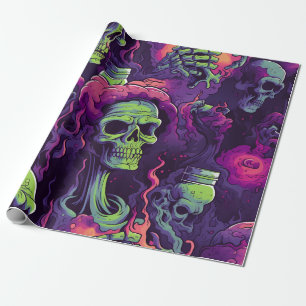 Papel De Regalo Cerebros zombis para beber