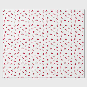 Papel De Regalo Cereza Cerezas