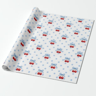 Papel De Regalo Cereza en la Cima