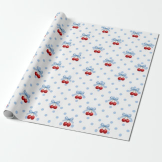 Papel De Regalo Cereza en la Cima