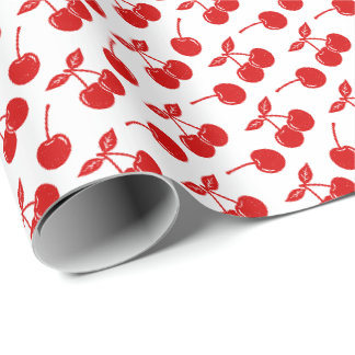 Papel De Regalo Cerezas