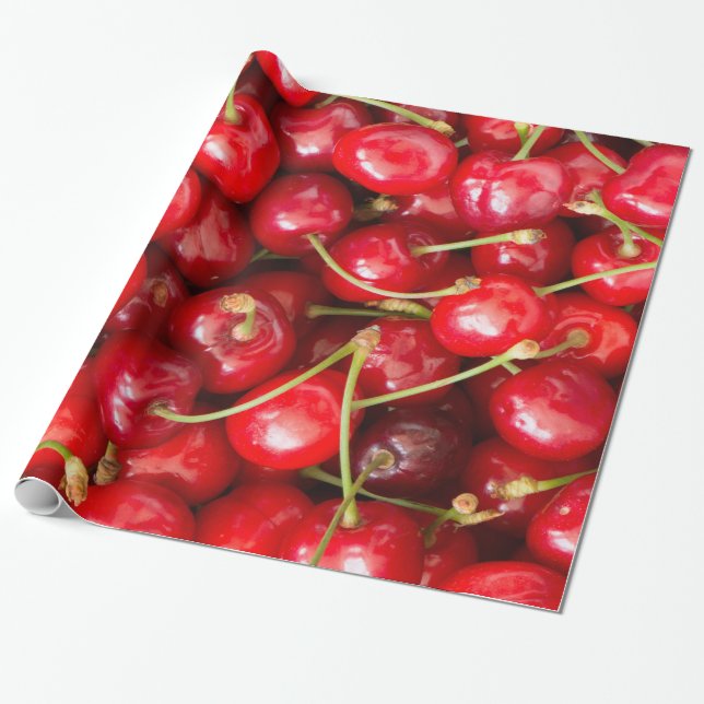 Papel De Regalo Cerezo dulce (Desenrollado)