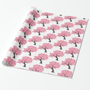 Papel De Regalo Cerezo japonés florece Thunder_Cove