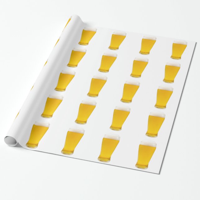 Papel De Regalo Cerveza (Desenrollado)
