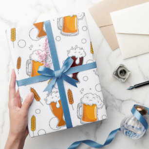 Papel De Regalo Cerveza de barril