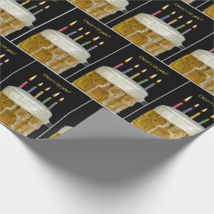 Papel De Regalo Cerveza de Cumpleaños Mug Con Velas