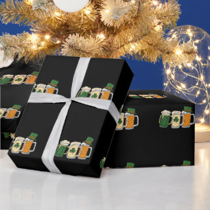 Papel De Regalo Cerveza Irlandesa Bandera de Irlanda Día de San Pa