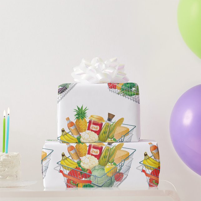 Papel De Regalo Cesta de compras de supermercados (Subido por el creador)