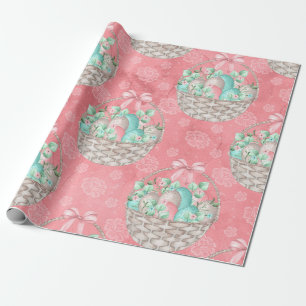 Papel De Regalo Cesta de Pascua adorable