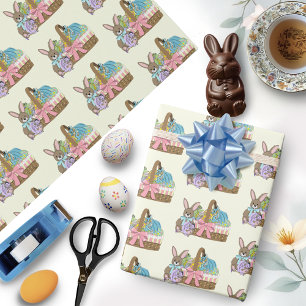 Papel De Regalo Cesta de Pascua de Dragones de Fantasía Llenos de 