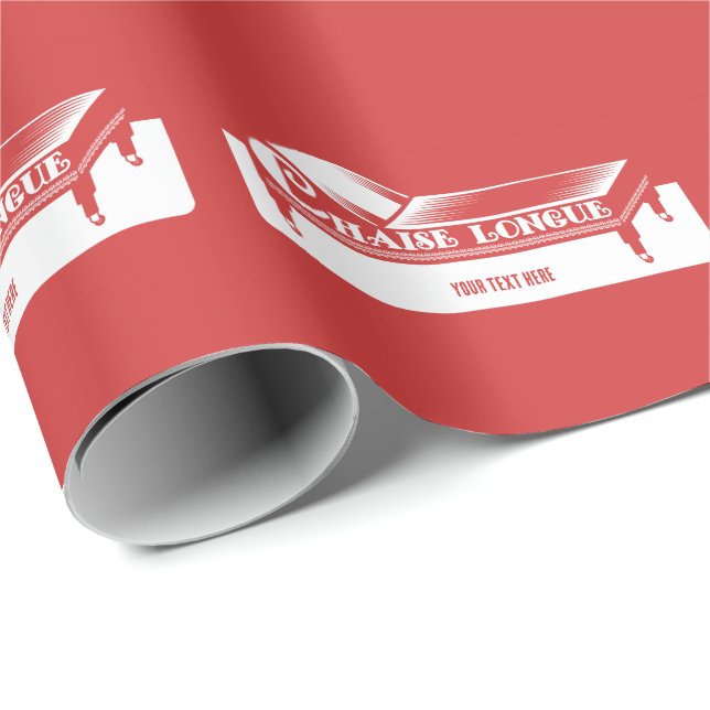 Papel De Regalo Chaise Longue (Esquina del rollo)