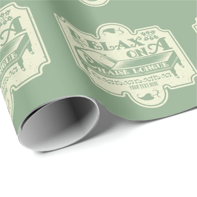 Papel De Regalo Chaise Longue (Esquina del rollo)