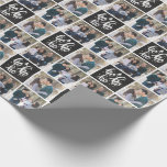 Papel De Regalo Chalkboard Ho Ho Ho Ho Ho Ho Merry Christmas - 3 f<br><div class="desc">Personalice este papel de embalaje de los Navidades Ho Ho Ho Ho Ho Ho con sus 3 fotos familiares favoritas.</div>