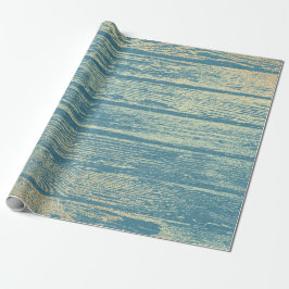 Papel De Regalo Champaign Gold Shabby Blue Pastel