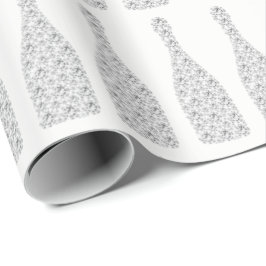 Papel De Regalo Champán Swarovski Cristales Botellas de Diamante B