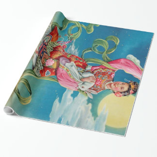 Papel De Regalo Chang'e volando a la luna