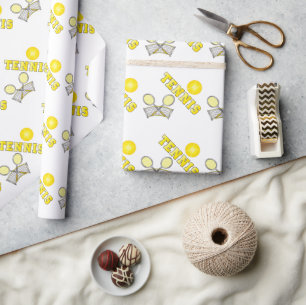 Papel De Regalo Chaquetas de tenis amarillas