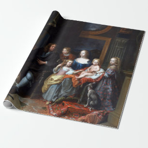 Papel De Regalo Charles Le Brun Everhard Jabach y su familia