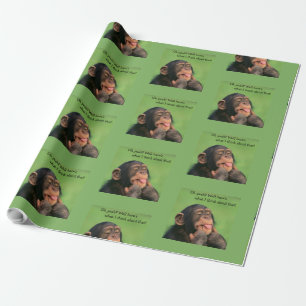 Papel De Regalo Cheeky Chimp
