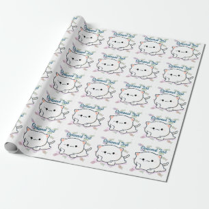 Papel De Regalo Cheeky Kawaii Style Kitten