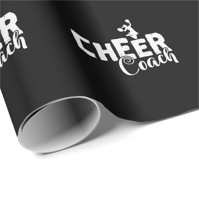 Papel De Regalo Cheer Coach Cheerleader Sport turnen anfeuern (Esquina del rollo)