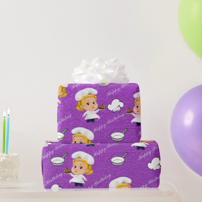 Papel De Regalo Chef  (Regalos de fiesta)