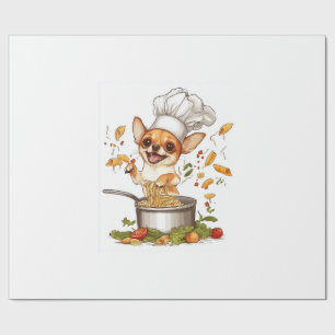 Papel De Regalo Chef Chihuahua � Maestro Canino Culinario
