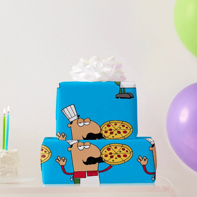 Papel De Regalo Chef Pizza Italiano (Subido por el creador)
