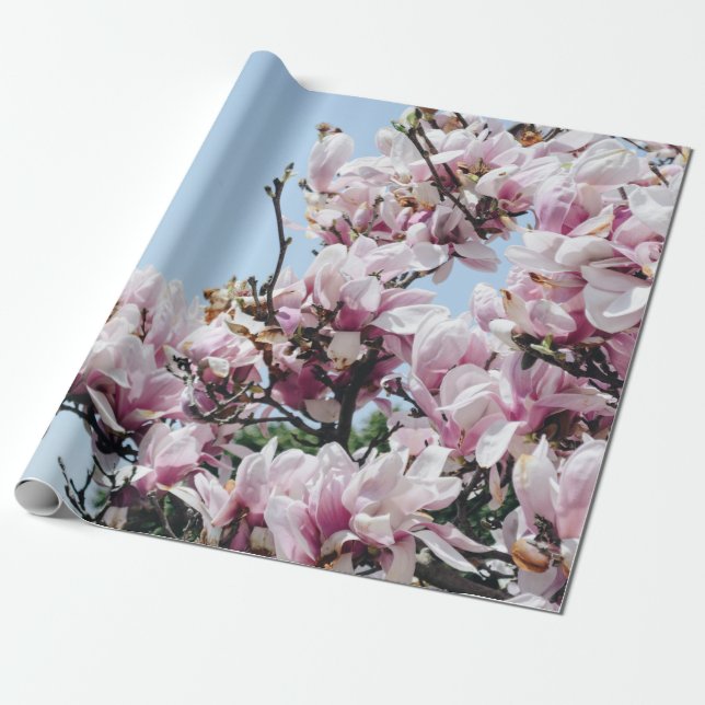 PAPEL DE REGALO CHERRY BLOSSOM TREE (Desenrollado)
