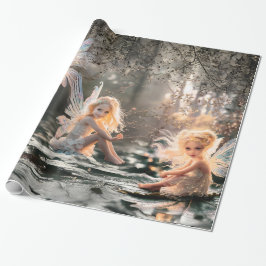Papel De Regalo Cherub Fairy