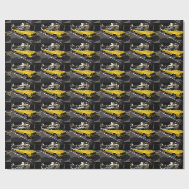 Papel De Regalo Chevrolet Malibu Classic (Superficie plana)