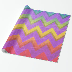 Papel De Regalo Chevron arcoiris de Shirley Taylor