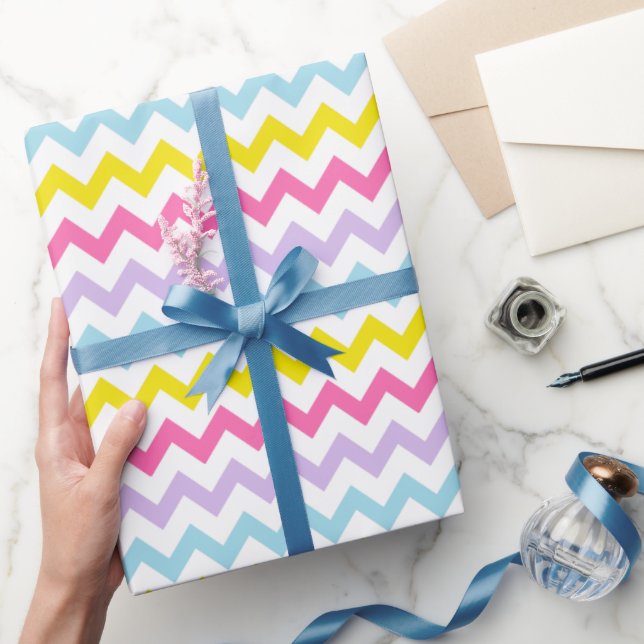 Papel de regalo Chevron de Pascua (Regalar)