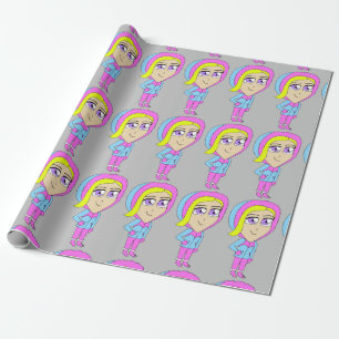 Papel De Regalo chibi