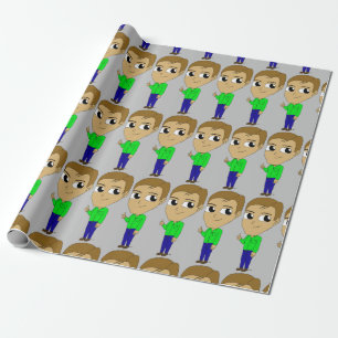 Papel De Regalo chibi   